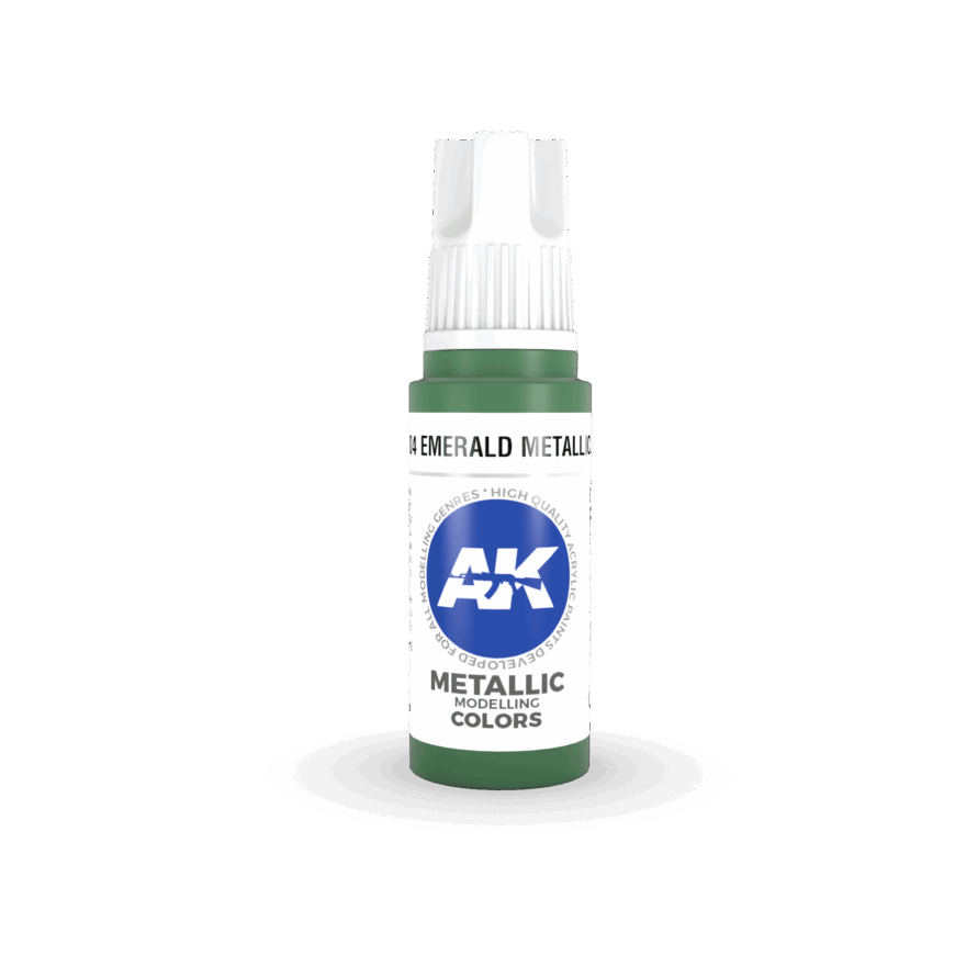 Emerald Metallic Green AK11204 AK Interactive