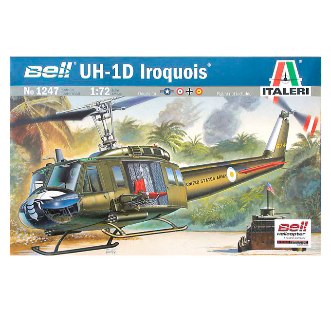 Helicóptero UH-1D Iroquois - Italeri 1:72