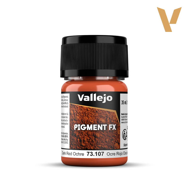 Pigmento Ocre Rojo Oscuro Vallejo 73107