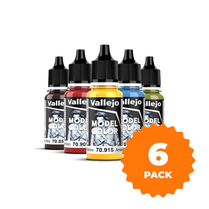 Pack 6 Model Color Vallejo con descuento